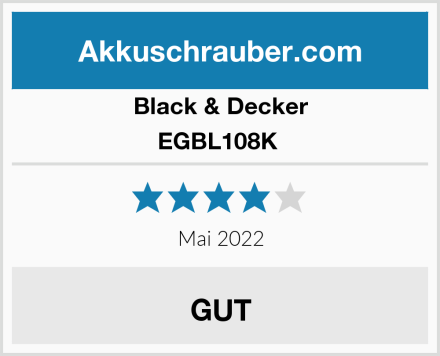 Black & Decker EGBL108K  Test