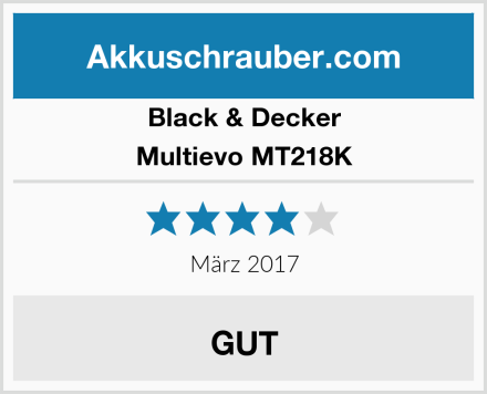 Black & Decker Multievo MT218K Test