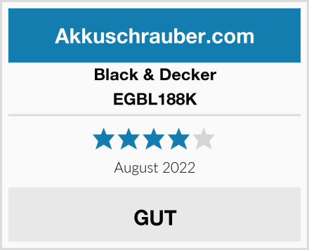 Black & Decker EGBL188K Test