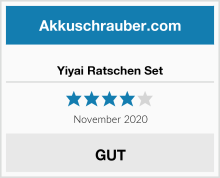  Yiyai Ratschen Set Test