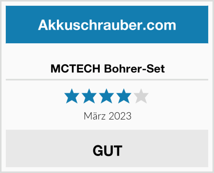  MCTECH Bohrer-Set Test